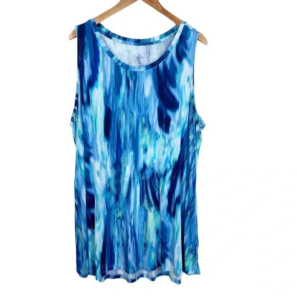 Logo by Lori Goldstien Jersey Tank Size 2X - Picture 1 of 8